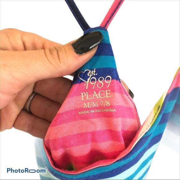 Girls Striped Children’s Place Maxi Dress Size 7/8 - Picture 3 of 7